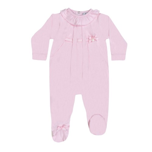 Pink Bow Baby Grow 