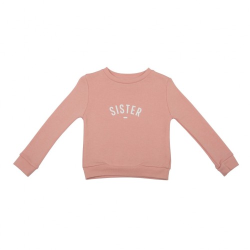 Blush Pink 'Sister' Sweatshirt