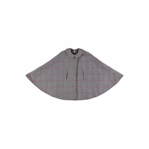 Prince Of Wales Check Cape 